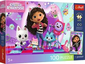 Trefl Gabby's Dollhouse Colorful Cat World 16551, 27.5 x 41 cm, 100 det.