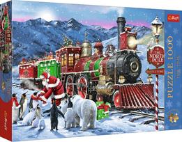 Trefl Tea Time Christmas Train 12097, 48 x 68.3 cm, 1000 det.