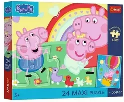 Trefl Peppa Pig Days 14387, 40 x 60 cm, 24 det.