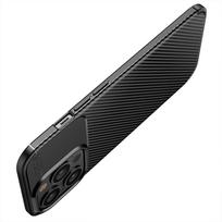 iphone xr deklai - Apple iPhone XR Carbon Premium dėklas Juodas (Black) - 6 nuotrauka