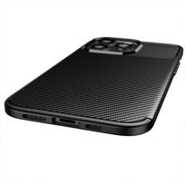 iphone xr deklai - Apple iPhone XR Carbon Premium dėklas Juodas (Black) - 7 nuotrauka