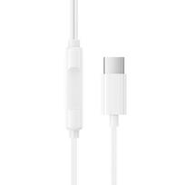 type c ausines - Borofone BM100 Pro Fuente White (Baltos) - 5 nuotrauka