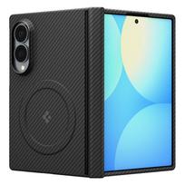 samsung galaxy z fold8 - Spigen AirSkin Aramid MagFit MagSafe dėklas Samsung Galaxy Z Fold 8 - Juodas (Black) - 5 nuotrauka
