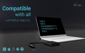 usb c a - I-TEC USB-A/C 2X HDMI ADAPTERIS / DVIGUBAS 4K HDMI VAIZDO ADAPTERIS - 4 nuotrauka