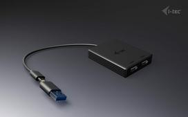 usb c a - I-TEC USB-A/C 2X HDMI ADAPTERIS / DVIGUBAS 4K HDMI VAIZDO ADAPTERIS - 7 nuotrauka