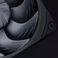 120 mm case - Noctua NF-A12x25 G2 PWM Sx2-PP chromax.black (Juodas) Korpuso Ventiliatorius 120 mm - 3 nuotrauka