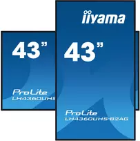 4k 27 - iiyama ProLite LH4360UHS-B2AG 42.5", 4K Ultra HD, VA, 24/7 - 6 nuotrauka
