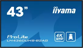 4k 27 - iiyama ProLite LH4360UHS-B2AG 42.5", 4K Ultra HD, VA, 24/7 - 8 nuotrauka