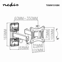 tv 27 - Nedis TVWM1510BK - 7 nuotrauka
