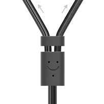 rca 3.5 - UGREEN AV102 2x RCA cable (Cinch) jack 3.5 mm 1.5m (black) - 3 nuotrauka