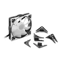 rgb korpuso - Sharkoon SilentStorm 140 PWM RGB 140 mm Case Fan - 4 nuotrauka