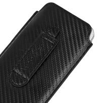 telefonas nokia 225 4g - Wonder CARBON Dėklas (Size M) skirtas Apple iPhone 5/Nokia 215 4G/225/5310 2020 Juodas (Black) - 6 nuotrauka
