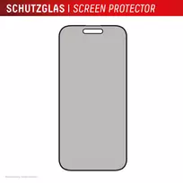 iphone 16 stikliukas - Displex Privacy Glass FC iPhone 16 - 2 nuotrauka