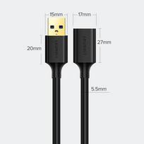ilgiklius - Ugreen 30125 USB 3.0 extended cable 2.4A 0.5m - 4 nuotrauka