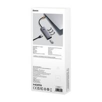 baseus hdmi - Adapteris Baseus HDMI   4 × USB 3,0, HDMI/4 x USB 3.0/USB-C, 10 cm, 40 W - 2 nuotrauka