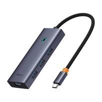 baseus hdmi - Adapteris Baseus HDMI   4 × USB 3,0, HDMI/4 x USB 3.0/USB-C, 10 cm, 40 W - 7 nuotrauka