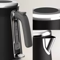 elektrinis virdulys 1.7l - Tefal Collection KI6668E0 Juodas (Black) - 4 nuotrauka