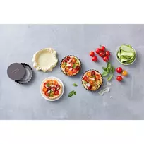 tartaletes - Pyrex Tartaletų forma, pilka, 10 cm, 4 vnt. - 2 nuotrauka