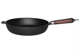 ketaus keptuves 28 cm - Maku Ketaus keptuvė su medine rankena 28 cm - 2 nuotrauka