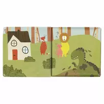 dinozauru zaislai - TRIXIE vonios žaislas knyga "Dinozauras", žalia 6m+ 37-678 - 2 nuotrauka