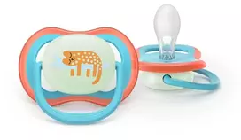 philips avent ciulptukas 2 vnt - Philips Avent Ultra Air Night čiulptukas 18m+ 2 vnt. - 2 nuotrauka