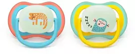 philips avent ciulptukas 2 vnt - Philips Avent Ultra Air Night čiulptukas 18m+ 2 vnt. - 3 nuotrauka