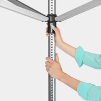 skalbiniu dziovykles - Brabantia Lift-O-Matic 60 m (Pilkas - Grey) - 5 nuotrauka