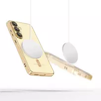 blizgantis deklas - Tech-Protect "Magflex Magsafe Case Galaxy S25 Edge" Shiny Gold - 4 nuotrauka
