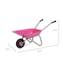 vezimeliai milli - Rolly Toys 274802 rožinis (Pink) metalinis vaikiškas karutis - 2 nuotrauka