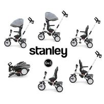 vaikiskas triratukas - Triratukas Milly Mally Stanley 6in1 Grey - 2 nuotrauka