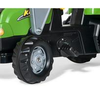 zaislinis traktorius - Žaislinis automobilis Rolly Toys Tractor With Frontloader & Trailer Green 023134 - 5 nuotrauka