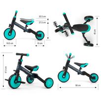 milli ride - Milly Mally Optimus Ride On 3in1 Mint - 5 nuotrauka
