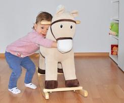 supamas arkliukas - Žaislinis supamasis arkliukas Milly Mally Pony Purple - 3 nuotrauka