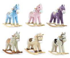 supamas arkliukas - Žaislinis supamasis arkliukas Milly Mally Pony Purple - 4 nuotrauka