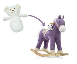 supamas arkliukas - Žaislinis supamasis arkliukas Milly Mally Pony Purple - 5 nuotrauka