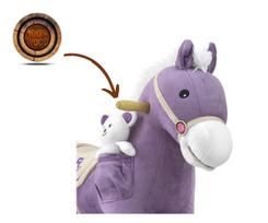supamas arkliukas - Žaislinis supamasis arkliukas Milly Mally Pony Purple - 8 nuotrauka