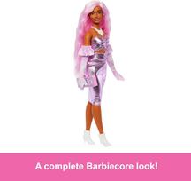 lele barbie - Mattel Barbie Deluxe Fashionistas lėlė rožiniais plaukais (HYV25), 29 cm - 2 nuotrauka