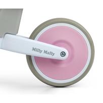 velo balansinis - Balansinis dviratis, vaikų Milly Mally, rožinis, 7" - 5 nuotrauka