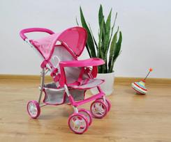 vezimeliai milli - Milly Mally Kate Doll Stroller Prestige - 7 nuotrauka