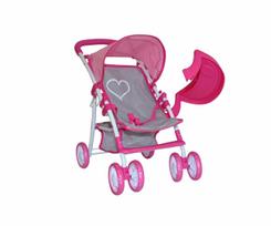 vezimeliai milli - Milly Mally Kate Doll Stroller Prestige - 8 nuotrauka