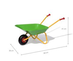 metalinis vezimelis - Karutis, vaikiškas Rolly Toys, plastikas/metalas, žalia - 2 nuotrauka