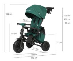 dviratukai vaikams - QPLAY triratukas Nova Max, žalias (Green) - 2 nuotrauka
