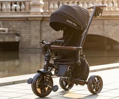 stogelis - QPLAY triratukas Comfo Max Juodas (Black) - 3 nuotrauka