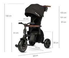 stogelis - QPLAY triratukas Comfo Max Juodas (Black) - 5 nuotrauka