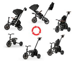 stogelis - QPLAY triratukas Comfo Max Juodas (Black) - 6 nuotrauka