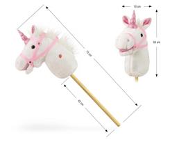 arklys ant lazdos - Milly Mally Hobby Arklys ant lazdos Baltas (White) 6086 - 2 nuotrauka