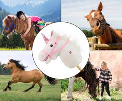 arklys ant lazdos - Milly Mally Hobby Arklys ant lazdos Baltas (White) 6086 - 3 nuotrauka
