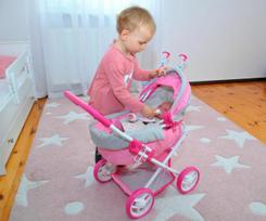 vezimeliai milli - Milly Mally Alice Doll Stroller Prestige - 3 nuotrauka