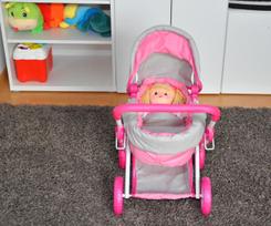 vezimeliai milli - Milly Mally Alice Doll Stroller Prestige - 4 nuotrauka