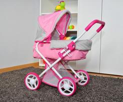 vezimeliai milli - Milly Mally Alice Doll Stroller Prestige - 6 nuotrauka